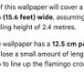 3 rolls of fabulous Arthouse Flamingo Queen wallpaper Image 5