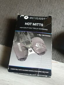 Motocaddy Hot Mitts Usb Powered Heated Golf Trolley Mittens / Fleece Lined