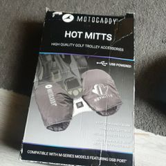 Motocaddy Hot Mitts Usb Powered Heated Golf Trolley Mittens / Fleece Lined