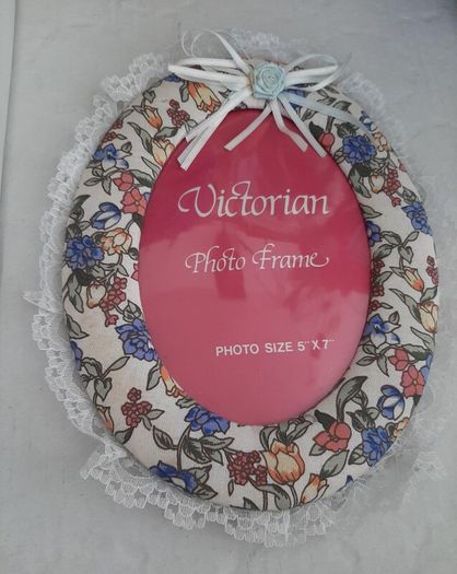 Victorian photo frame and new make up bag