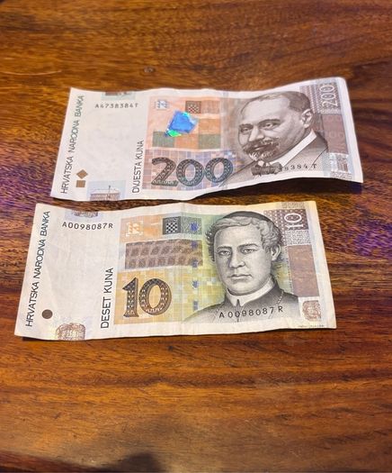 Croatian banknotes