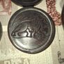 Beautiful Rare Full Set of African Hand Carved Wooden Place Mats with an Amazing Original Holder Postage Available, Image 8