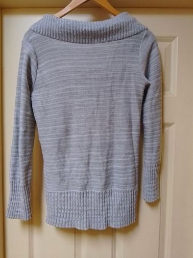 Grey Cowl Neck Jumper.Size 12.