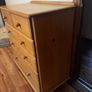 Chest of drawers and triple door wardrobe solid Image 6