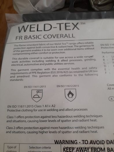 Weld-Tex Flame Retardant Overall