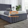 Ottoman Storage Gas Lift Up Single Small Double 4ft6 King Size Velvet Bed Frame Image 7