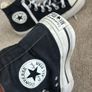 Black Converse platform high tops Image 5