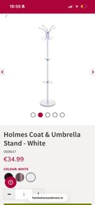 white coat stand