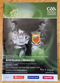 2012 Dublin v Mayo - GAA All-Ireland Senior Football Championship Semi Final Programme