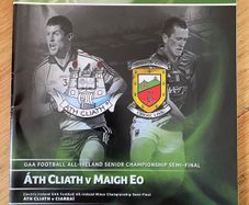 2012 Dublin v Mayo - GAA All-Ireland Senior Football Championship Semi Final Programme