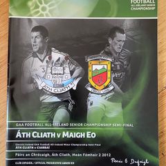 2012 Dublin v Mayo - GAA All-Ireland Senior Football Championship Semi Final Programme