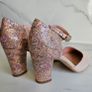 Beautiful nude decorated shoes RRP 115 euro size UK 1 new & boxed Image 3