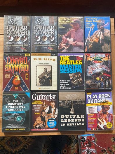 Guitar Lessons DVD Set Signature licks The Beatles Blues Guitar Rock