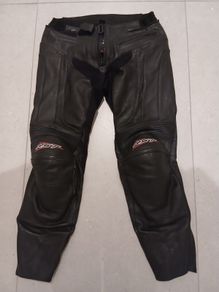 Men's Leather RST Motorcycle Trousers