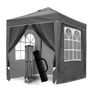 2x2m Popup Gazebo Marquee Party Tent Pavilion Green with 4 Sides Image 6