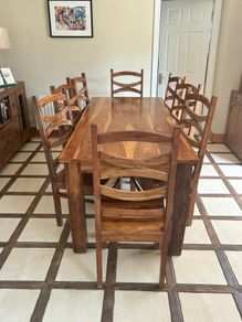 Table and 8 chairs