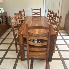 Table and 8 chairs