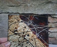 Glass decorative trinket dish