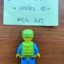 Lego minifigure Skydiver - Series 10 (2013) Image 2