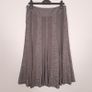 Kapalua Earth Tone Taupe Brown Paneled A-Line Midi Skirt 12UK/40EU Image 8