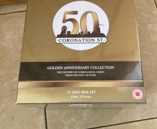 Coronation street 50yrs 12 dvd set new free postage