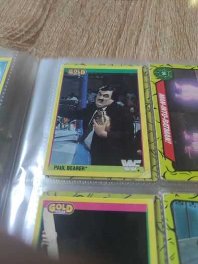 Vintage wwf cards