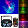 Laser Projector Lights RGB UV DJ Disco Stage Party Lights for Christmas Halloween Birthday Weddin Image 2