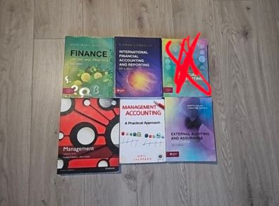 Accounting & Business Textbooks (Chartered Accountants Ireland / Pearson / ITI)