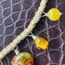 necklace with murano glass pendants Image 4