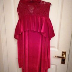 ladies cold shoulder velvet dress with sleeves
