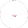 30 Pack Necklace Chain Silver Plated Necklace Chains Bulk Cable Chain Charms for Jewelry Making, 1.2 mm 18 Inches (FREE POSTAGE) Image 5