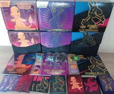 Collection Of Pokemon Card Boxes No Cards Scarlet Violet Obsidian Flames Etc