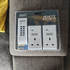 Remote sockets twin pack. Klever kit.
