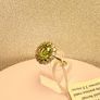 Peridot, Natural Chrome Diopside & White Zircon Ring Image 10
