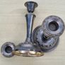 Silver-plated Ianthe candlesticks Image 6