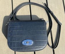 Mulberry Darley croc crossbody bag