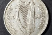 Ireland 1933 Silver Half Crown coin