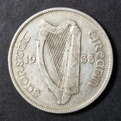 Ireland 1933 Silver Half Crown coin