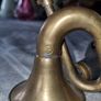 Old brass Mercedes car horn Image 2