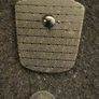 Skull, pin back badge. Image 2
