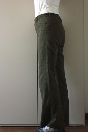 Woolen green trousers Savida