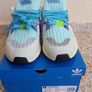 Adidas Originals ZX Torsion UK-8.5/EUR-42/2.3 EF4343 Clear Aqua/Solar Yellow/Purple-2019 Image 2