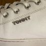 Tommy Hilfiger White Leather Trainers Image 3