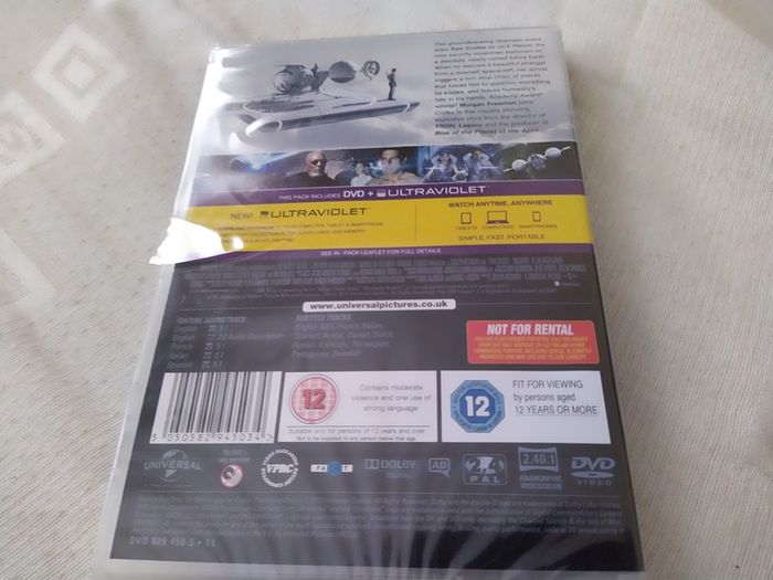Brand New Tom Cruise Oblivion Dvd