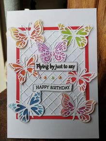 Handmade card - Happy birthday.