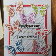 Handmade card - Happy birthday.