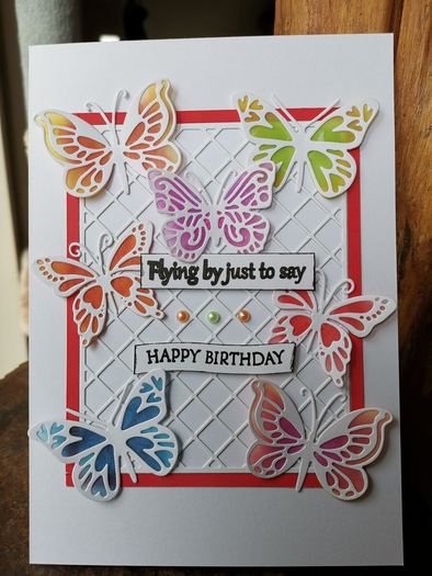 Handmade card - Happy birthday.