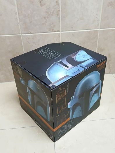 Star Wars Mandalorian Death Watch Black Series Full Size Helmet - Brand New and Sealed
