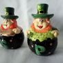 Irish Leprechaun Ceramic Salt and Pepper Shakers Image 3