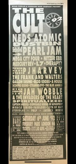 Pearl Jam Poster